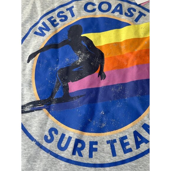 Grayson/Threads West Coast Surf Team Graphic Sweatshirt XXL Gray New - Picture 8 of 9